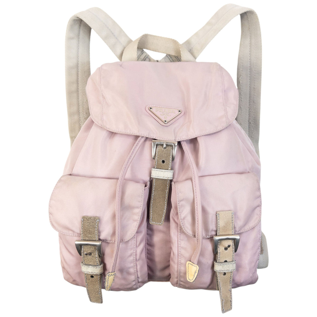 Vintage 2000s Prada Bucket Backpack | O/S, Pink