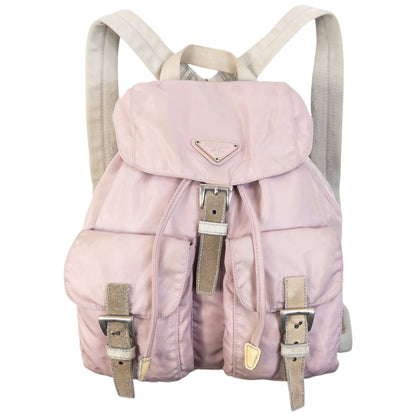 Vintage 2000s Prada Bucket Backpack | O/S, Pink