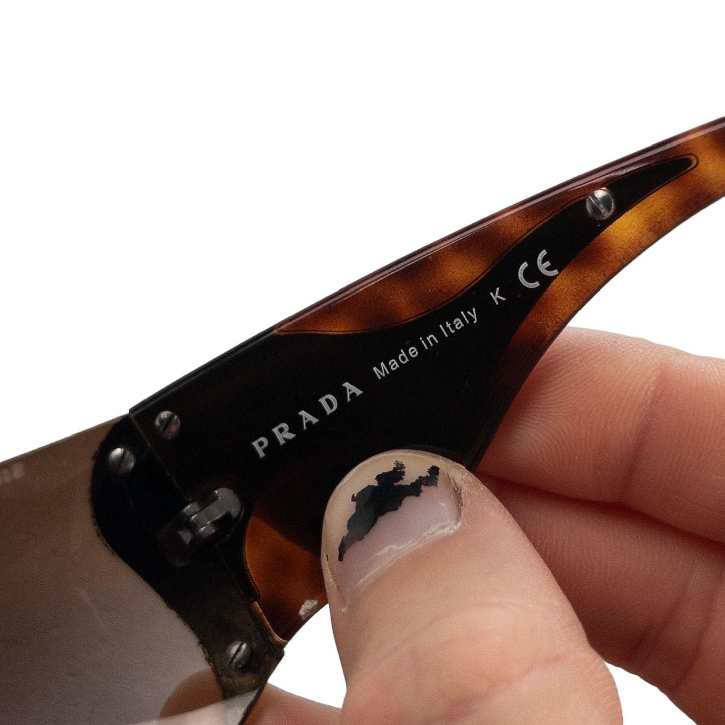 Vintage Prada Swirl Tortoise Shell Sunglasses