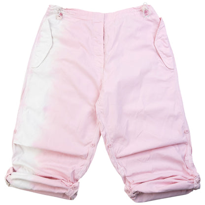 Vintage Maharishi Dyed Roll Up 3/4 Length Trousers Womens Size L | Large, Pink
