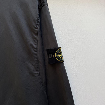 Stone Island Cotton Canvas Pullover Jacket (L) | Large, Dark Grey