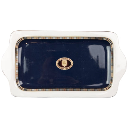 Vintage Burberry Nova Check Fine Bone China Tea Set