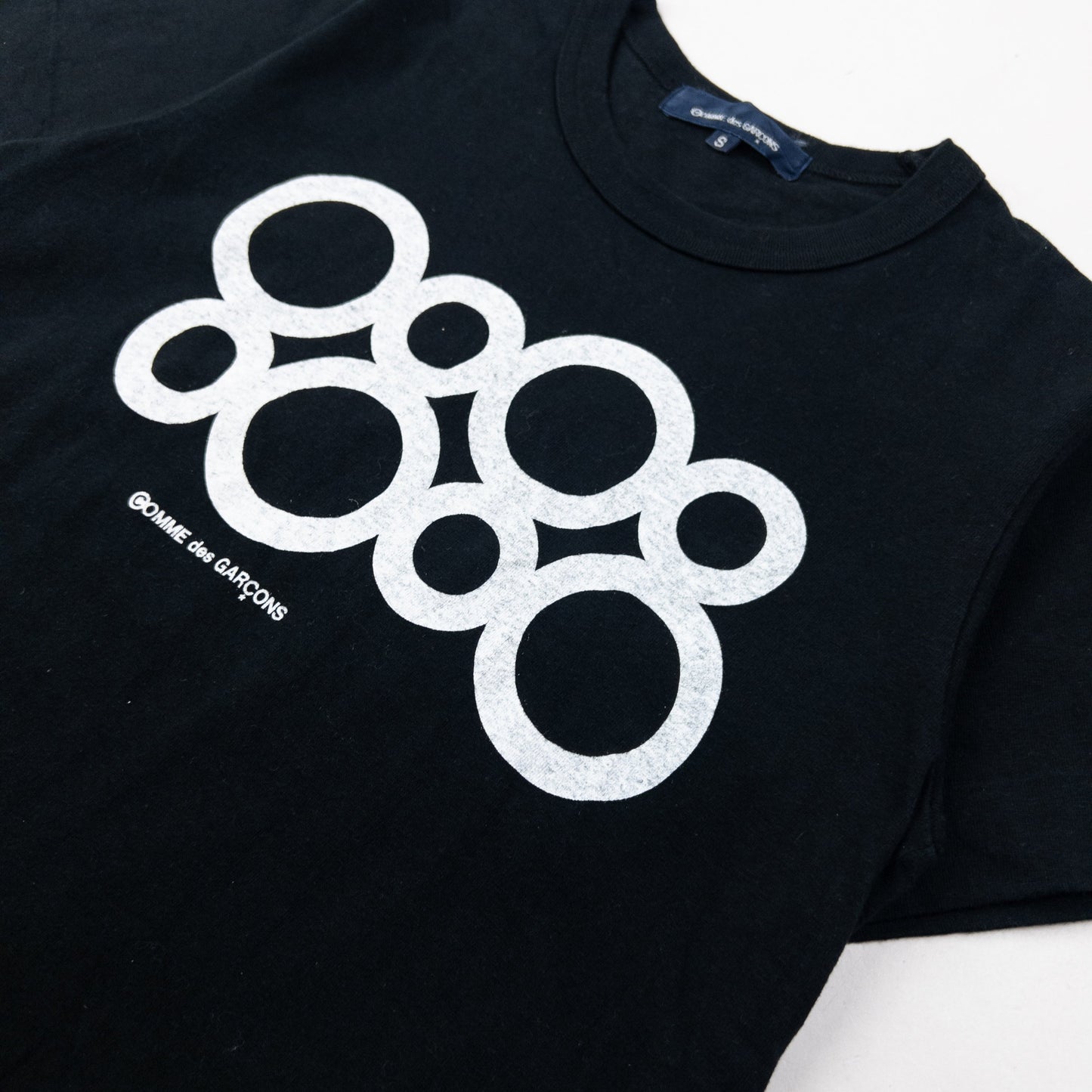 2016 Comme Des Garçons Circle Graphic T Shirt Womens Size S | Small, Black