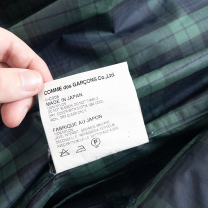 Vintage Comme Des Garcons Tartan Raincoat Size M