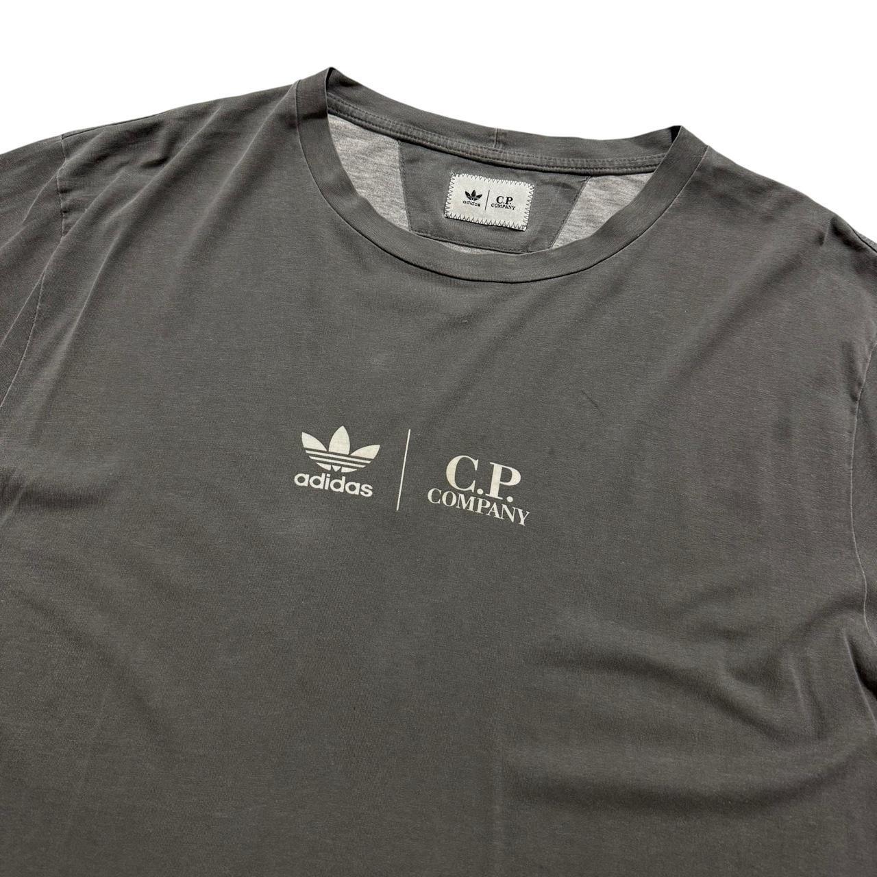 CP Company Adidas T-Shirt | XXL, Charcoal Grey