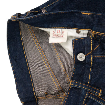 Vintage Evisu Embroidered Polka Dot Daicock Japanese Denim Jeans Size W33