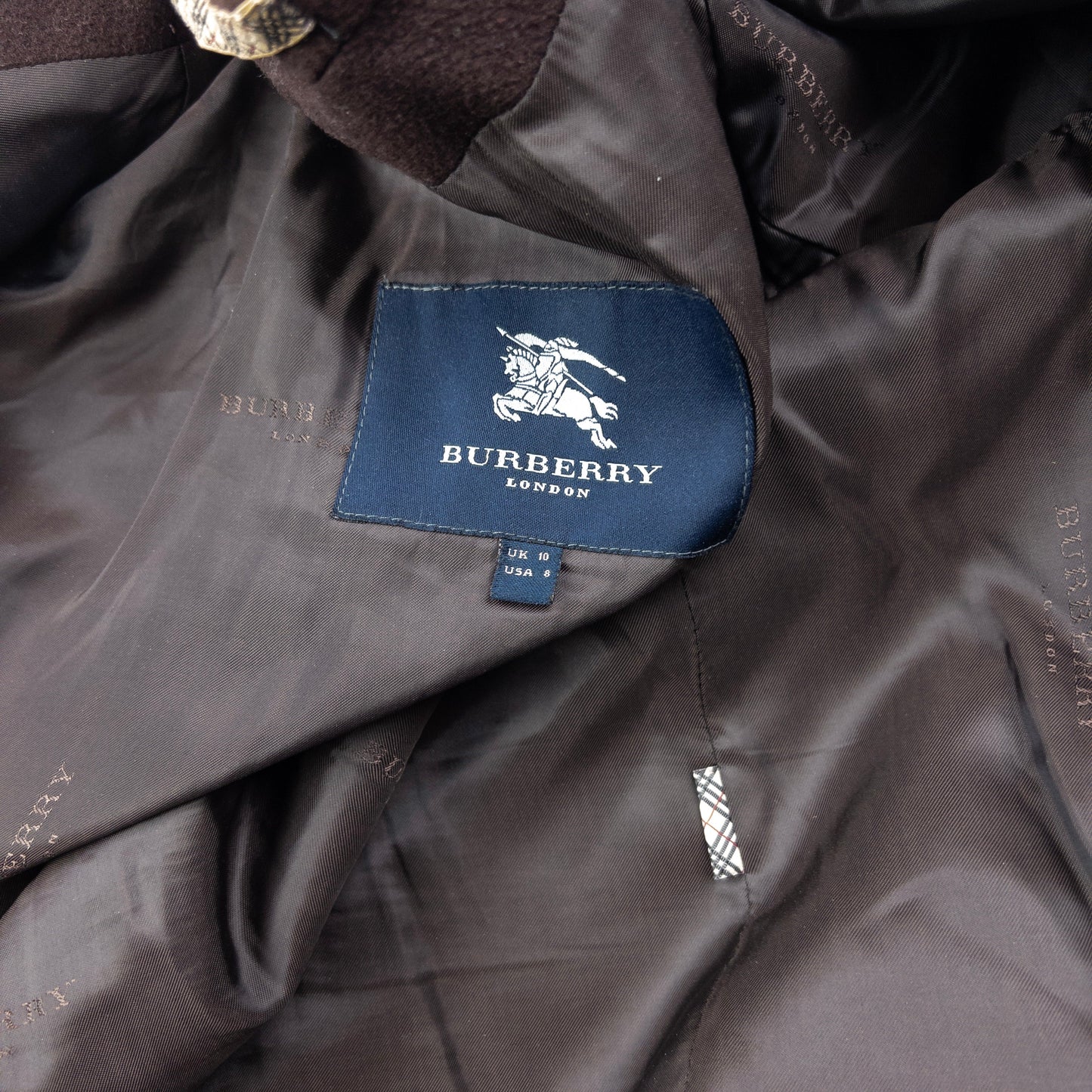 Vintage 2000s Burberry Cashmere Longline Jacket Womens Size XL | XL, Brown