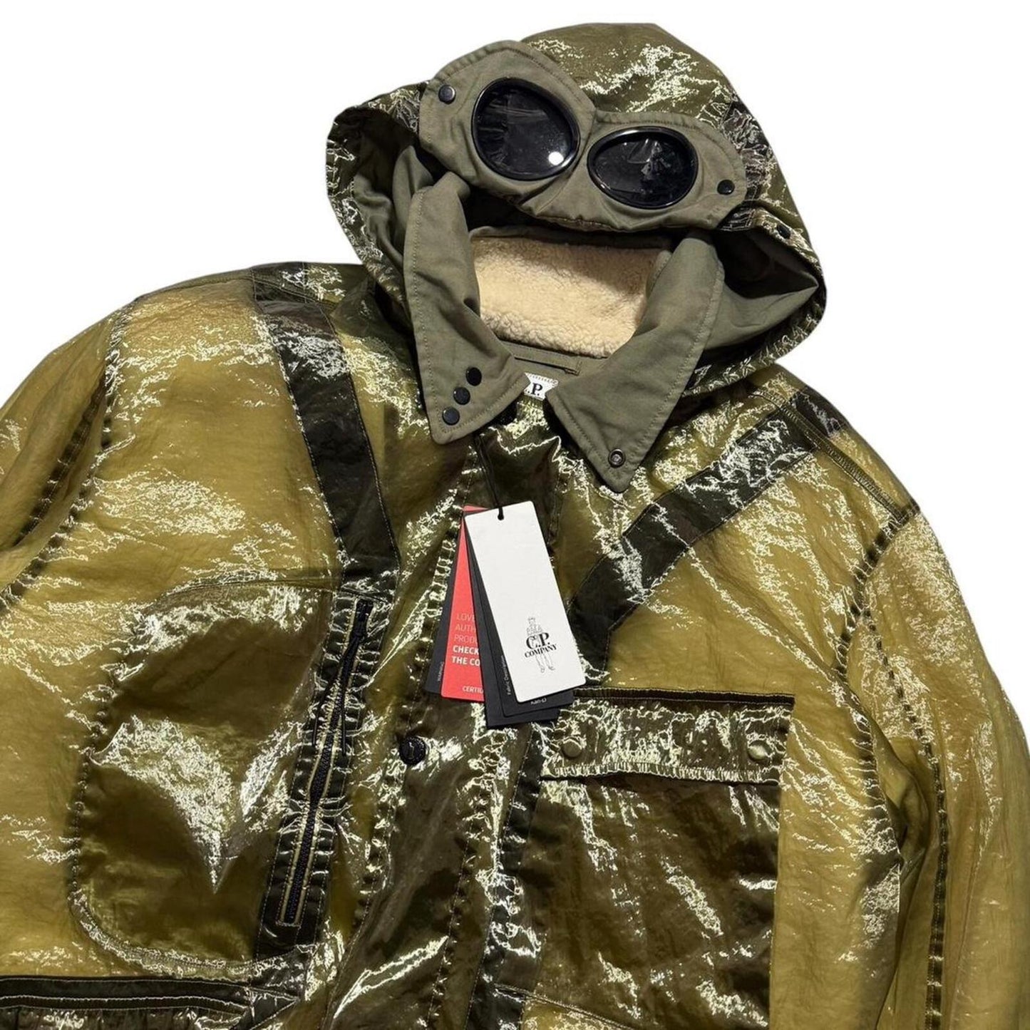 CP Company Kan-D Goggle Jacket | XXL, Olive