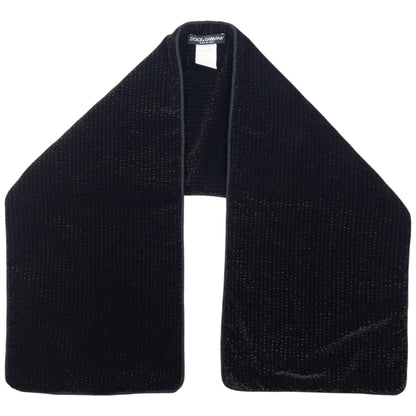 Vintage Dolce & Gabbana Velour Scarf
