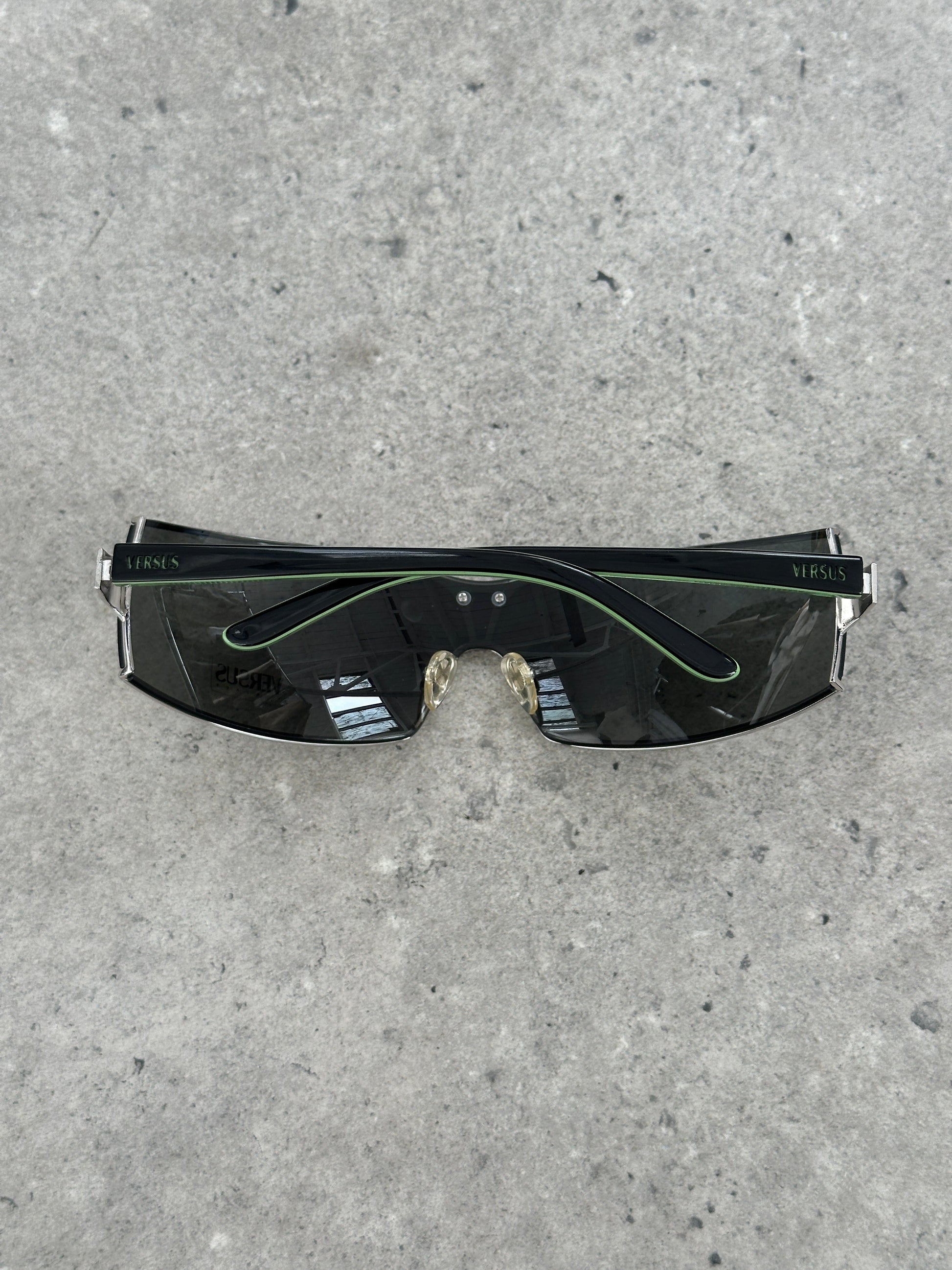 Versave Versus 2000s Semi Rimless Logo Sunglasses