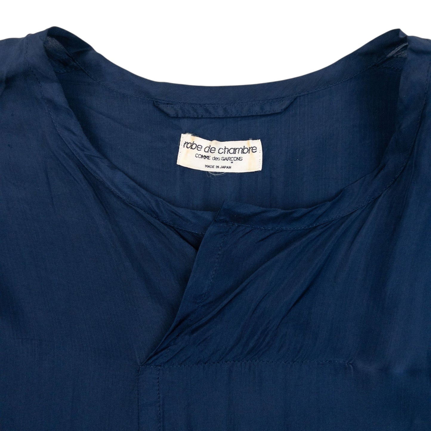 Vintage 90s Comme Des Garçons Robe De Chambre Blouse Womens Size L | Large, Navy