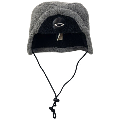 Vintage 2000s Oakley Moscow Fleece Trapper Hat | O/S, Black