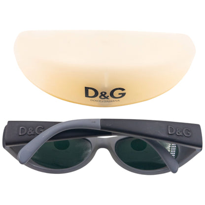 Vintage 2000s Dolce & Gabbana Embossed Sunglasses | O/S, Black