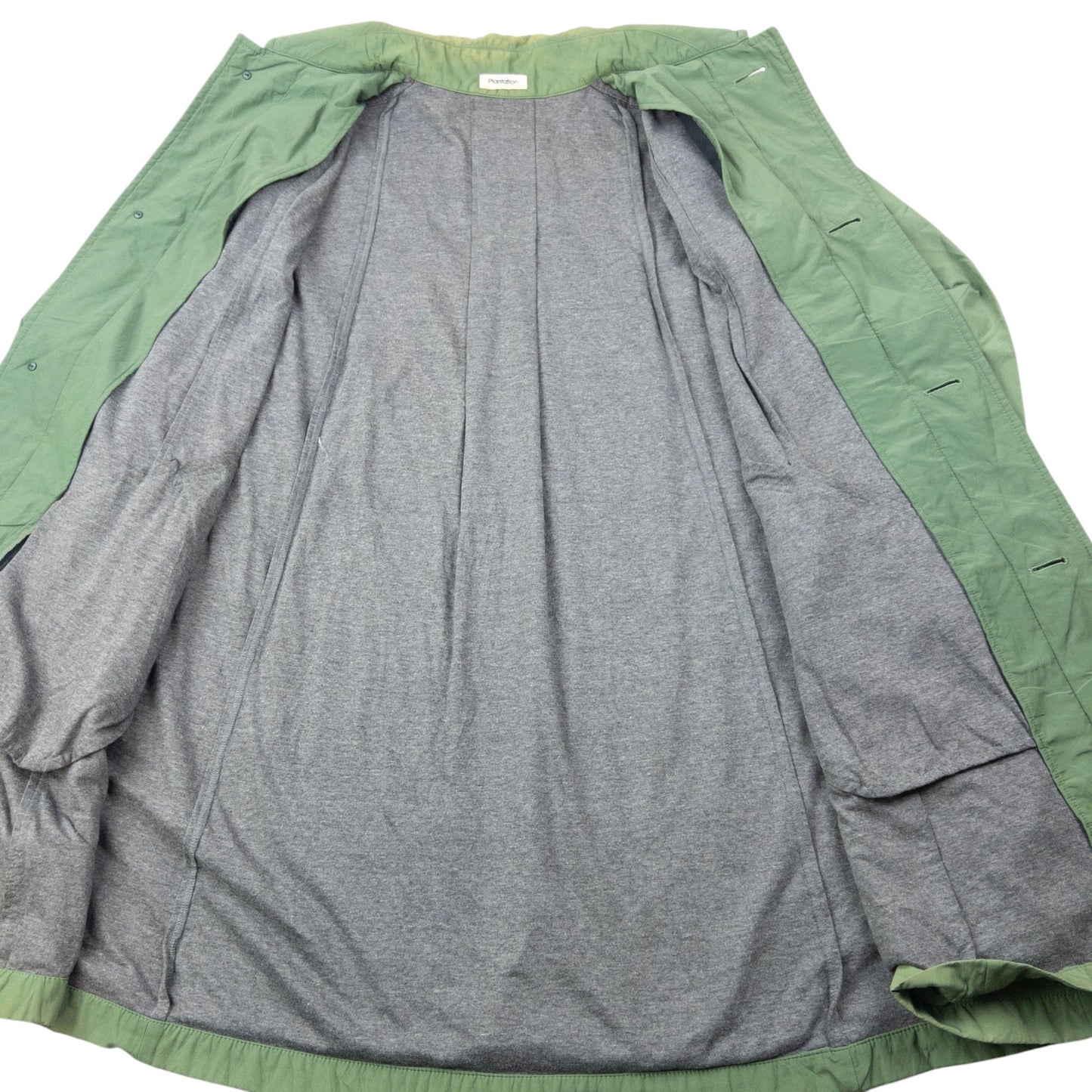 Vintage 90s Plantation By Issey Miyake Longline Jacket Size L | Large, Green