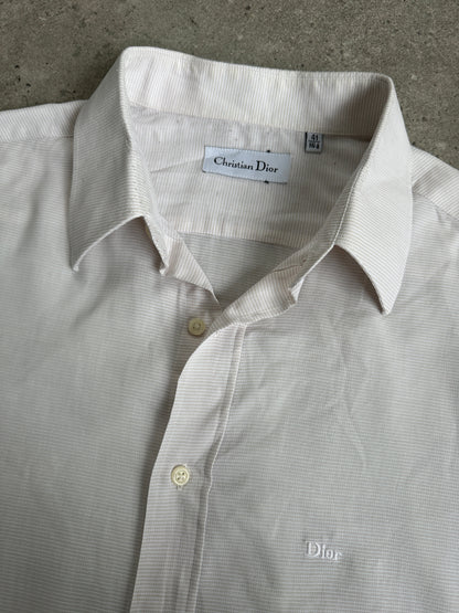 Christian Dior 1990s Cotton Logo Shirt - L