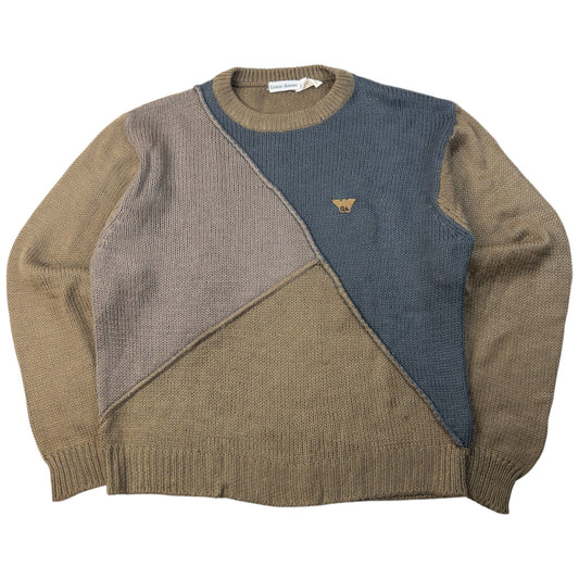 Vintage 80s Giorgio Armani Knitted Wool Jumper Size S | Small, Red