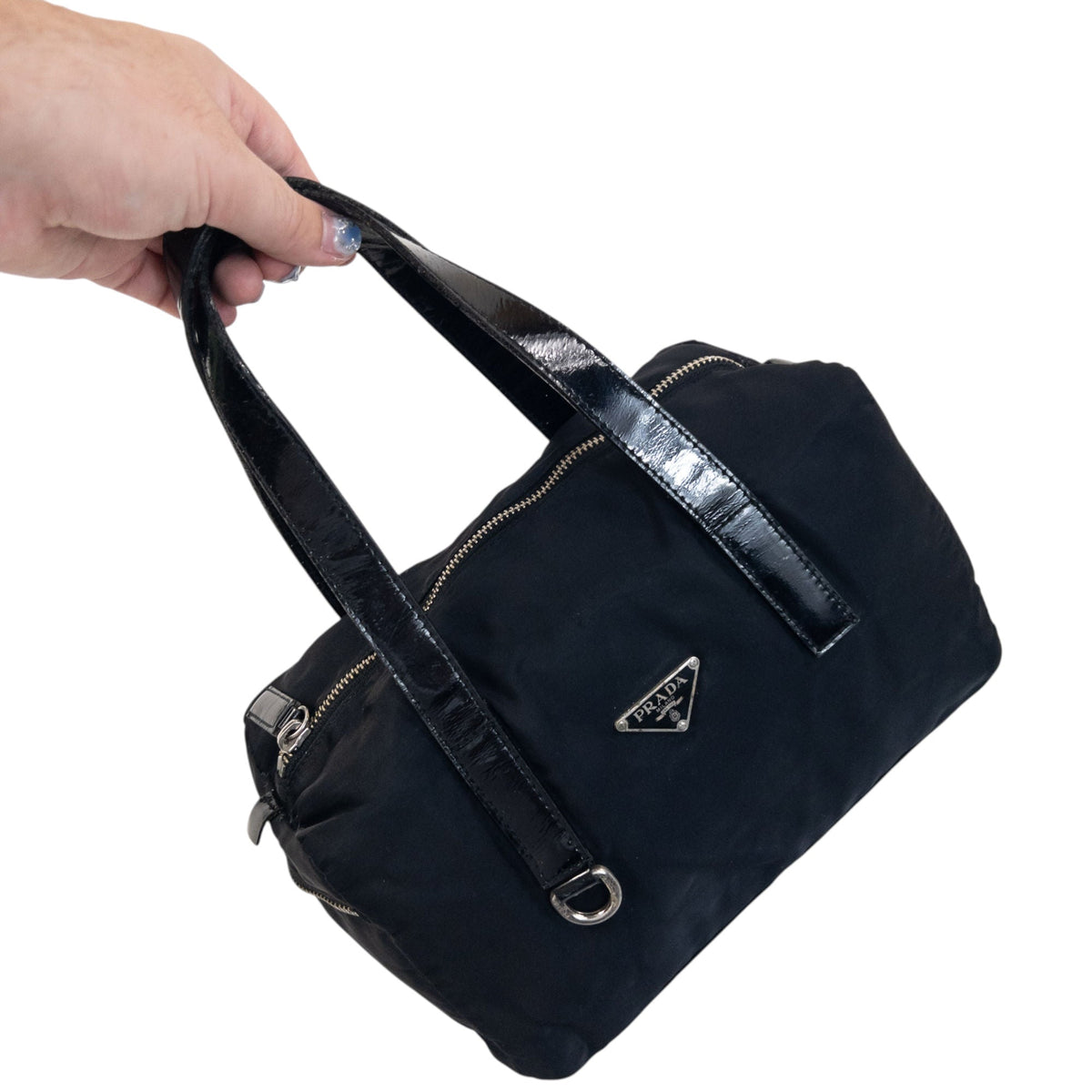 Vintage 2000s Prada Shoulder Bag | O/S, Black