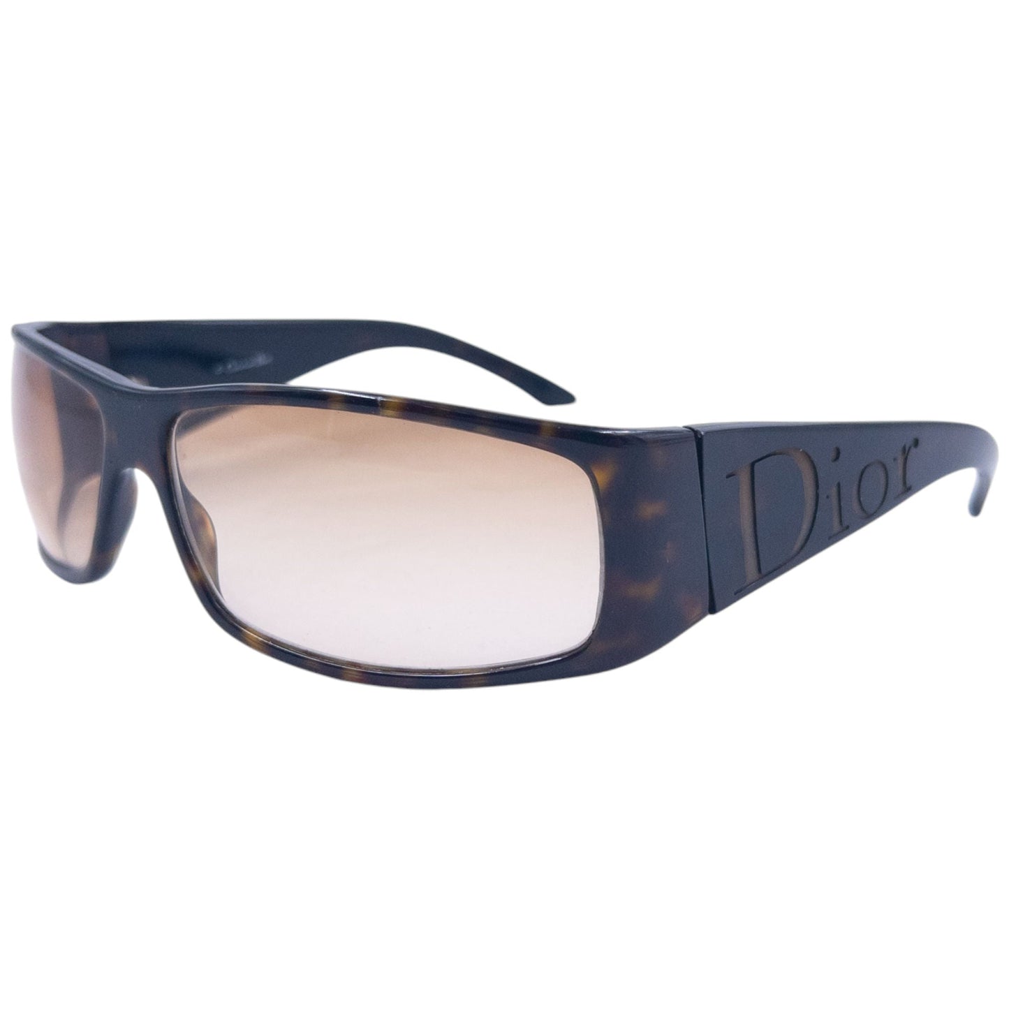 Vintage Dior Embossed Tortoise Shell Sunglasses