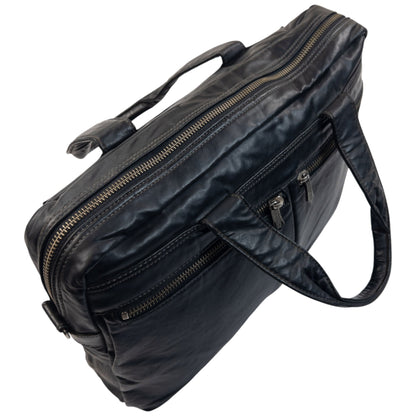 Vintage 2000s Jean Paul Gaultier Leather Handbag | O/S, Black