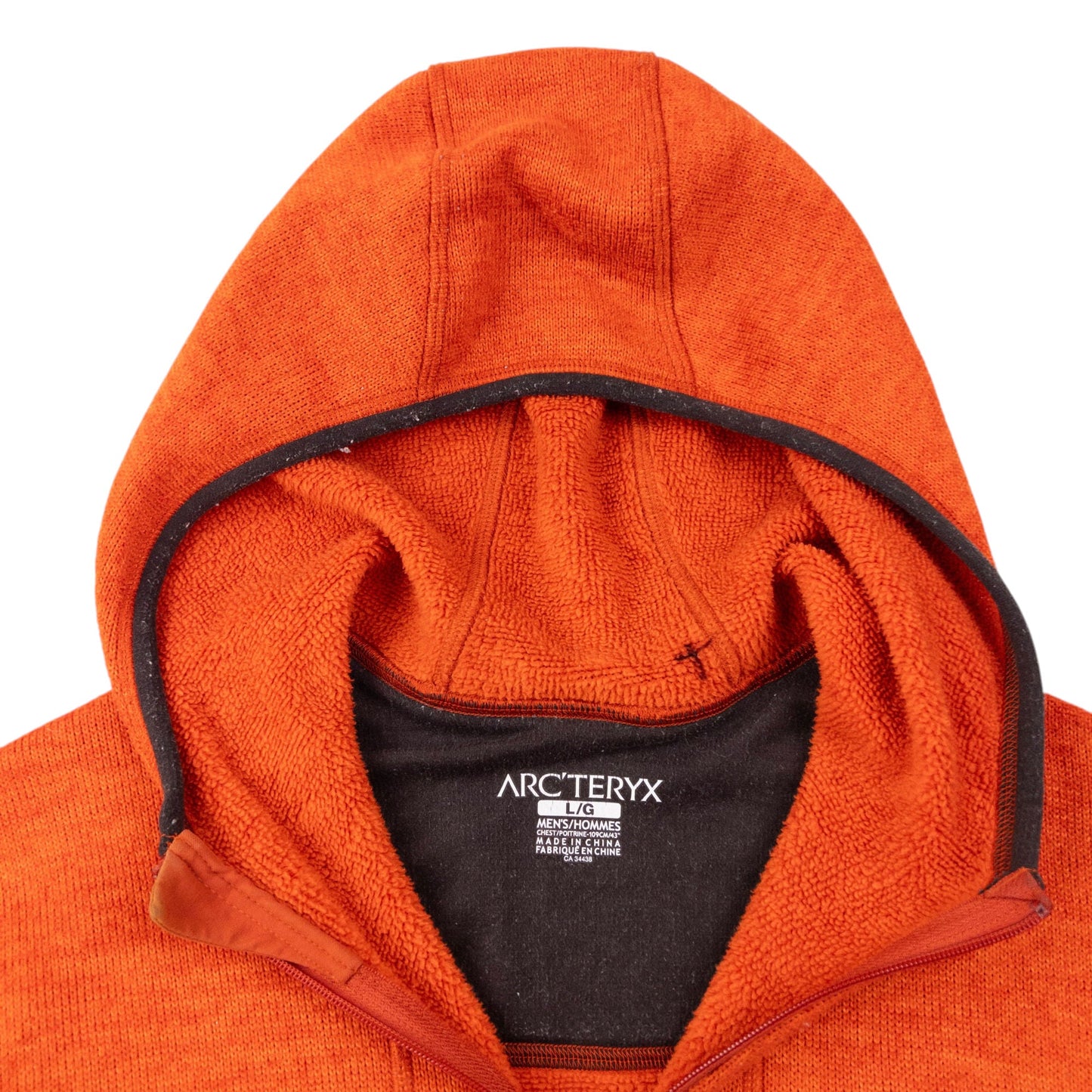 Vintage Arcteryx Fleece Lined Jacket Size L | Large, Orange