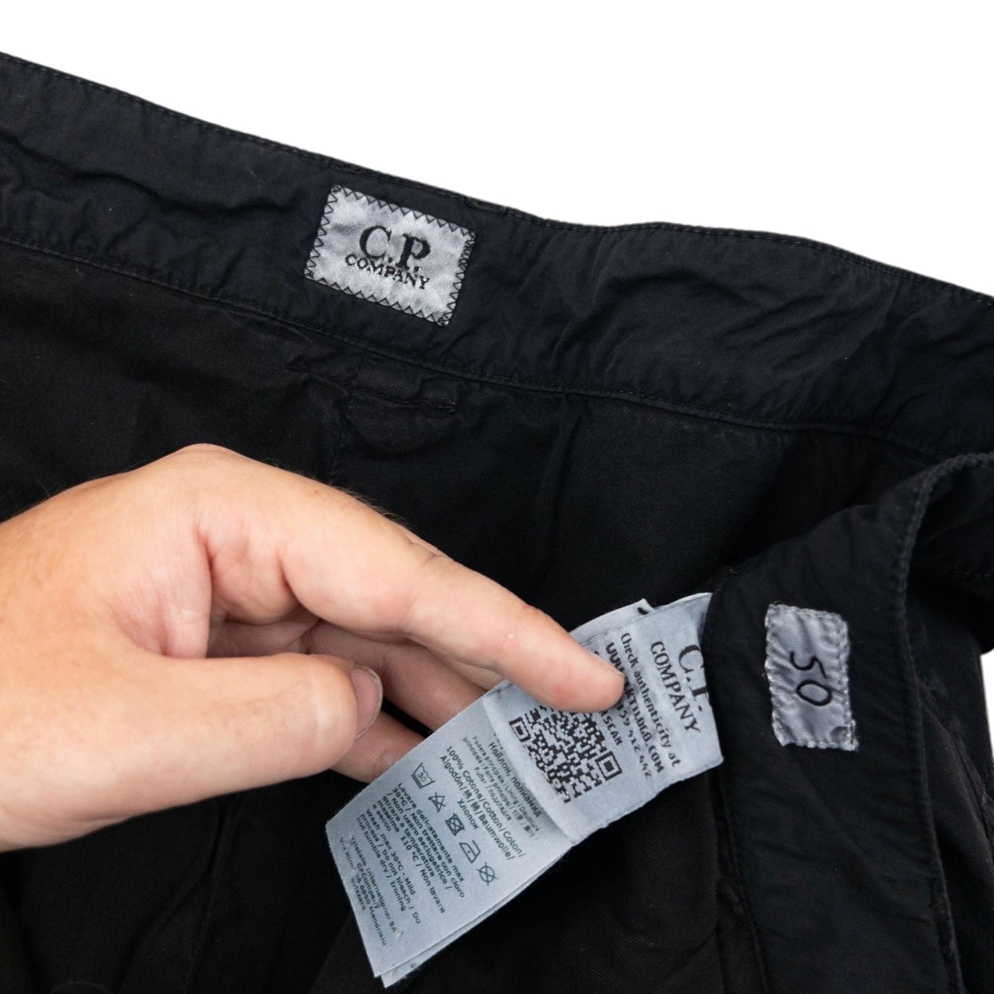 Vintage CP Company Cargo Trousers Size W37 | W37, Black