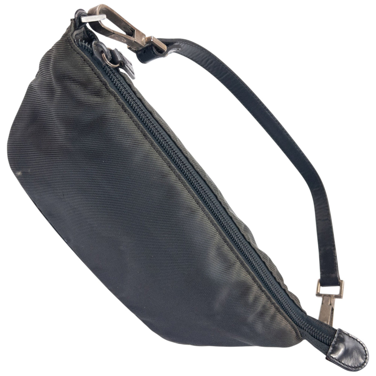 Vintage 2000s Gucci Baguette Shoulder Bag | O/S, Grey