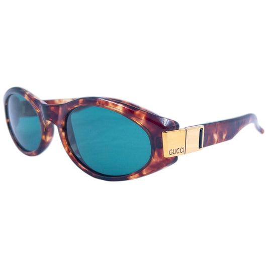 Vintage 1998 Gucci By Tom Ford Tortoise Shell Sunglasses | O/S, Brown