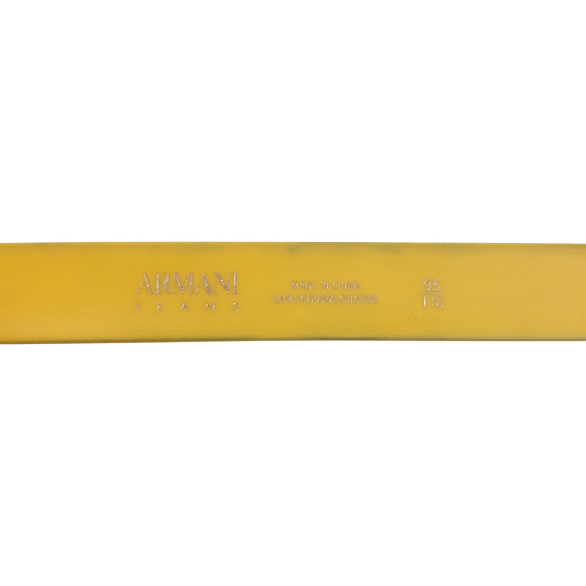 Vintage 2000s Armani Jeans Belt Size XL | XL, Yellow