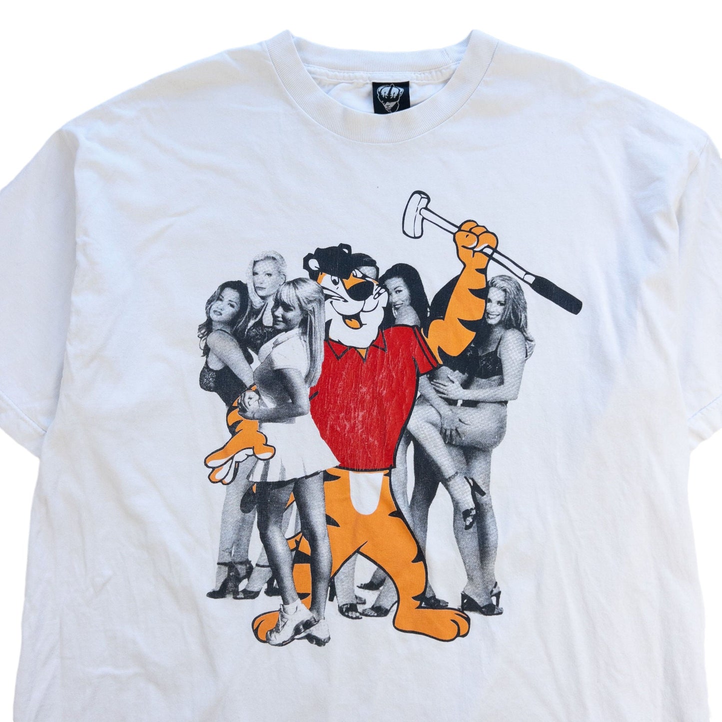 Vintage Kelloggs Tiger Woods Parody T-Shirt Size XL