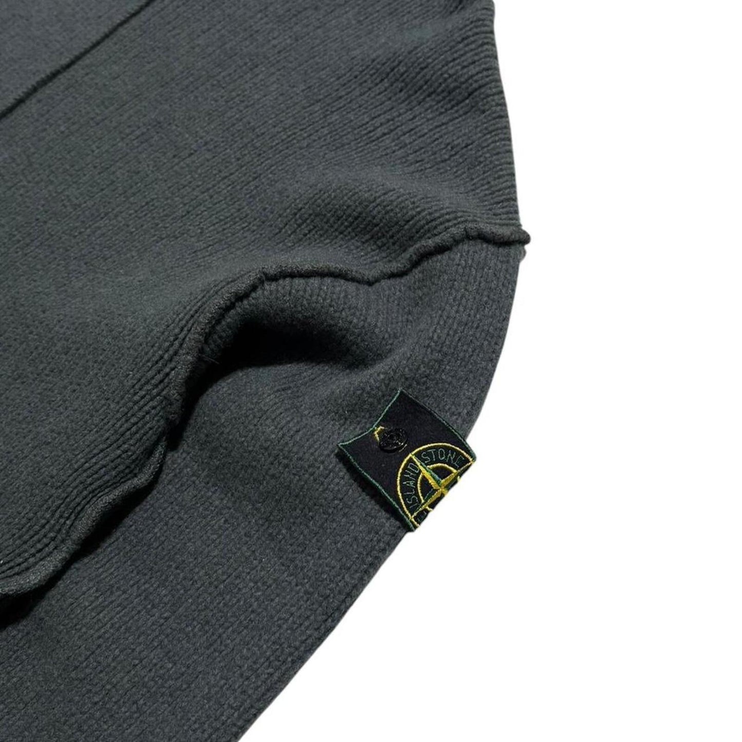 Stone Island A/W 1995 Heavy Wool Knit Pullover | XXL, Dark Grey