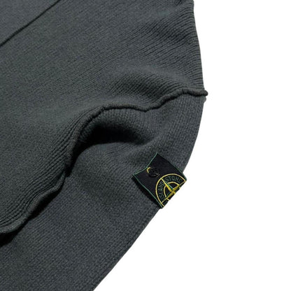 Stone Island A/W 1995 Heavy Wool Knit Pullover | XXL, Dark Grey