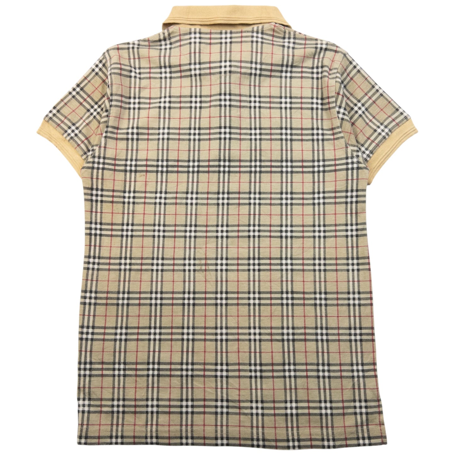 Vintage 90s Burberry Nova Check Polo Shirt Womens Size M | Medium, Multicoloured