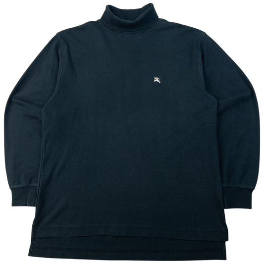 Vintage 2000s Burberry Turtleneck Jumper Size XS | XS, Black