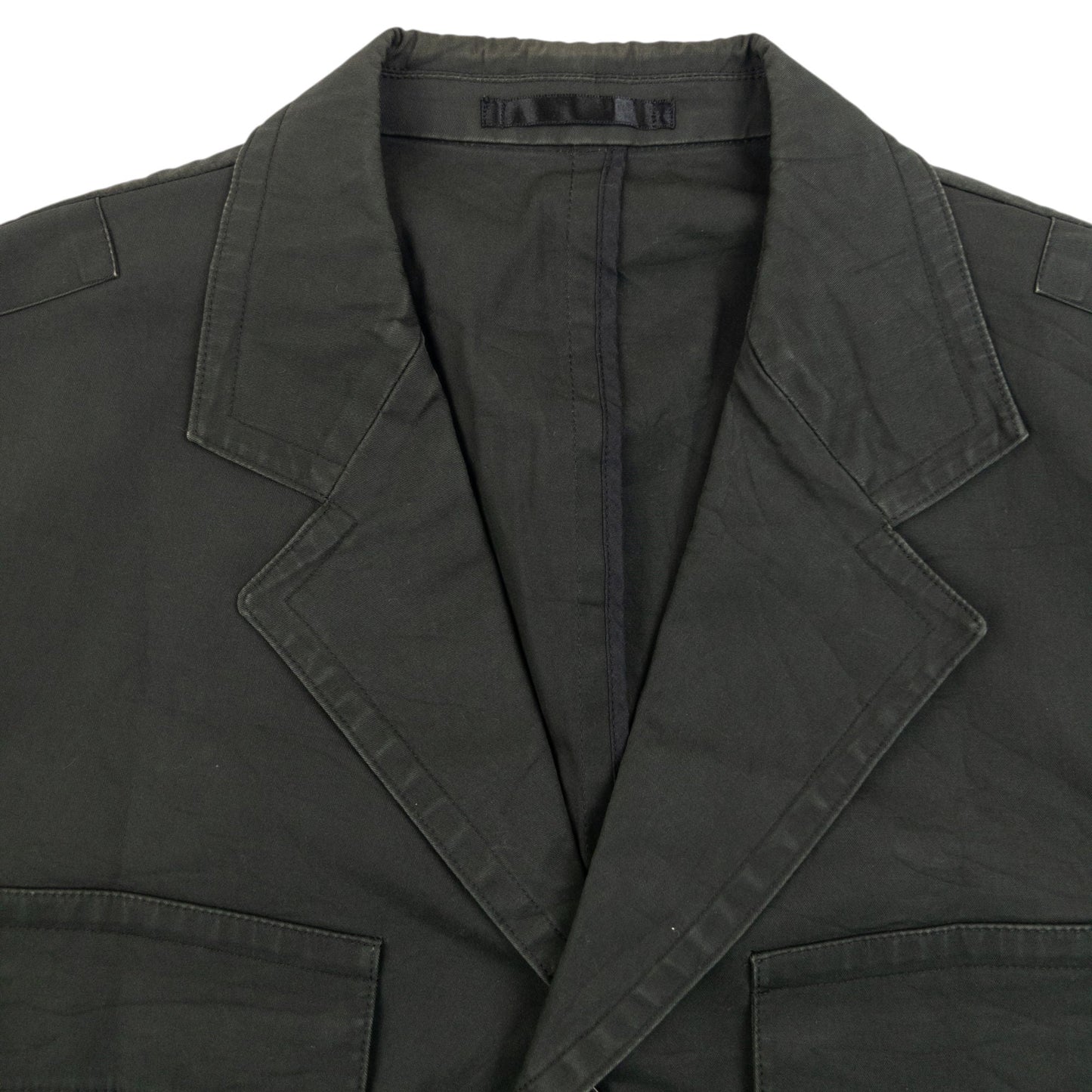 Vintage 2000s Yohji Yamamoto A.A.R Button Up Jacket Size M | Medium, Green