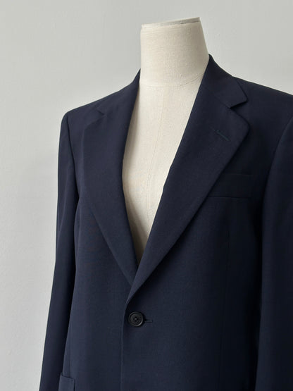 Christian Dior 1980s Wool Single Breasted Blazer - M
