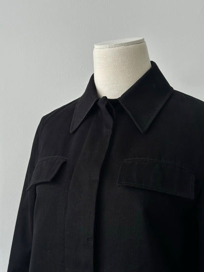 Iceberg 1990s Pure Cotton Concealed Placket Jacket - S
