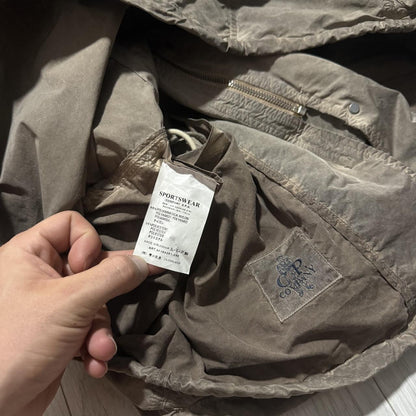 CP Company Tinto Terra Goggle Jacket | XL, Brown