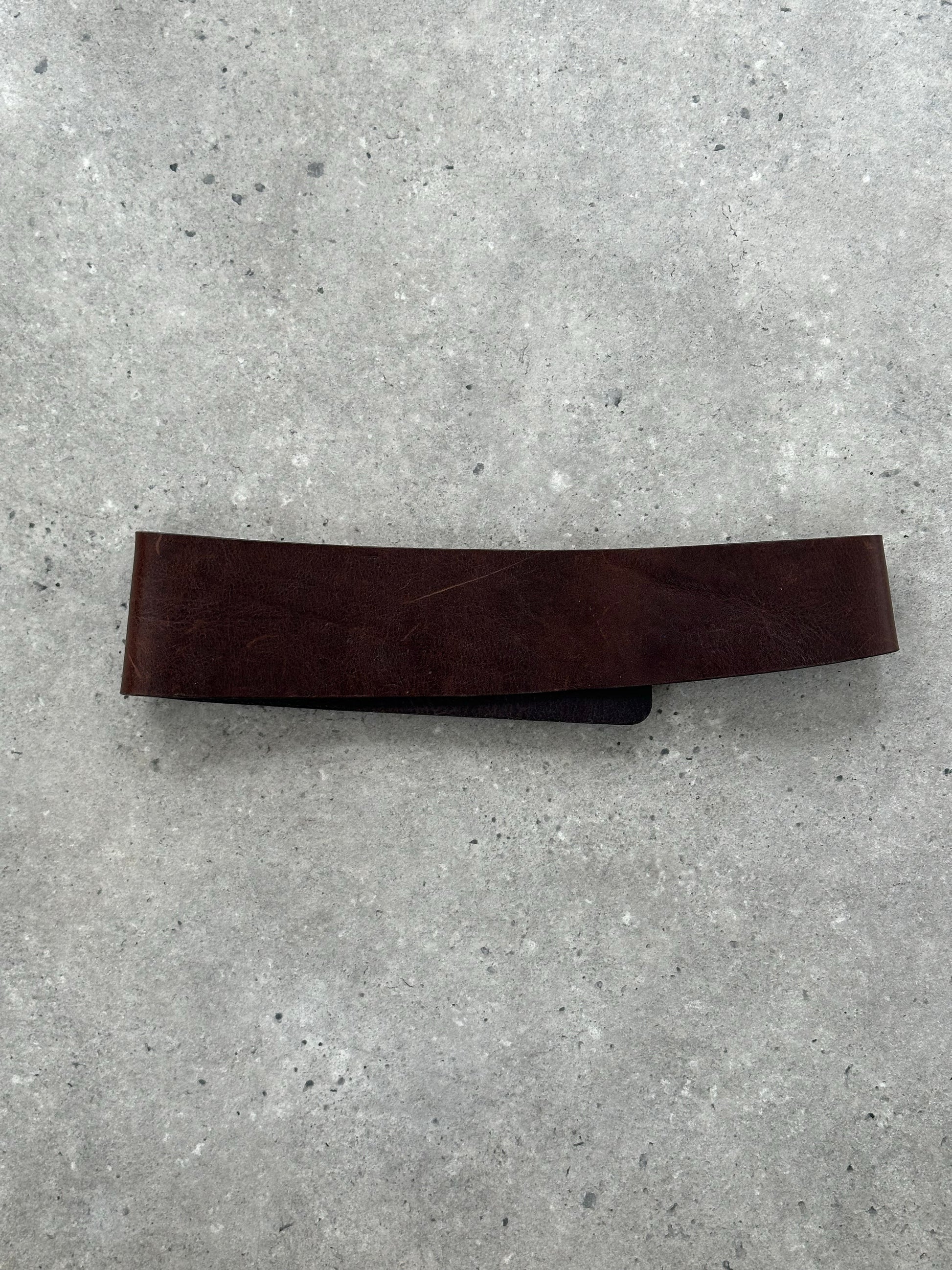 Joeeph 1990s Leather Chunky Belt - W26-30