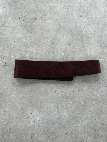 Joeeph 1990s Leather Chunky Belt - W26-30