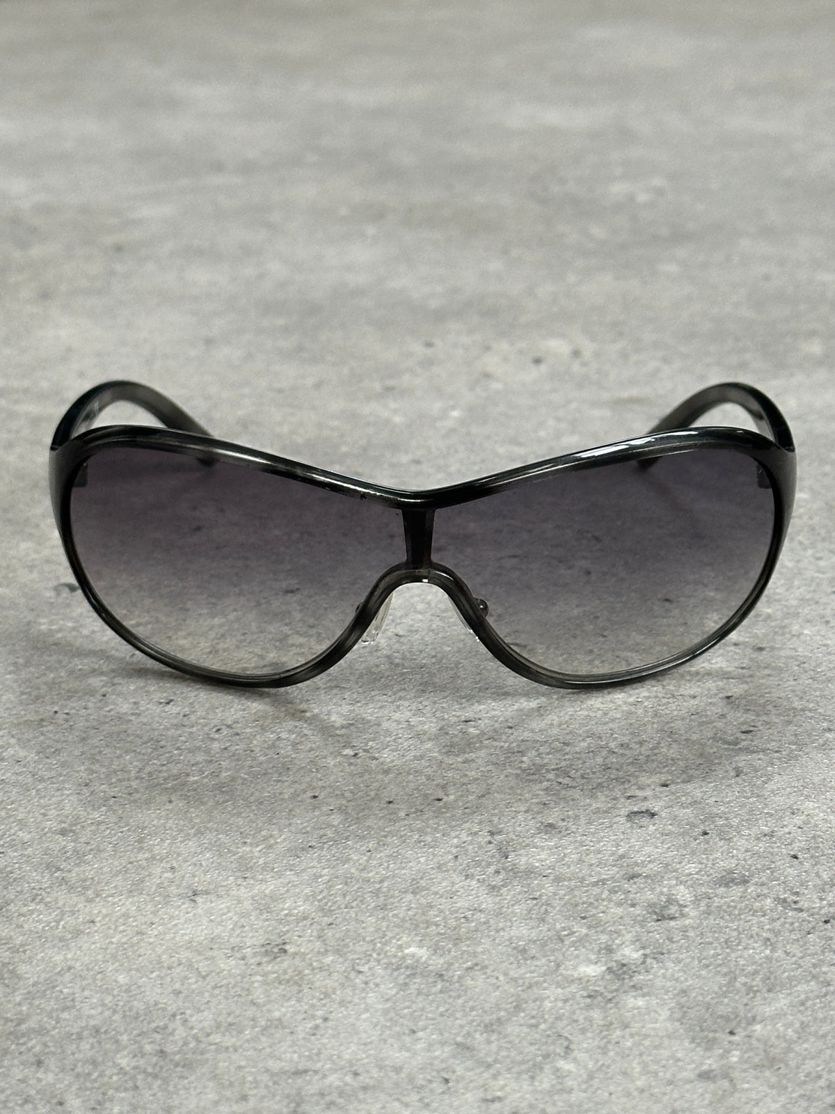 Prada 2000s Wraparound Shield Sunglasses