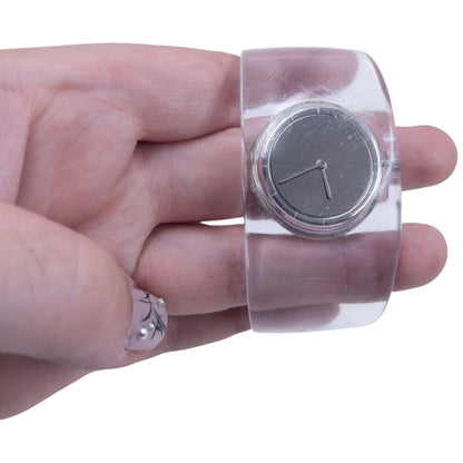 Vintage Issey Miyake X Tokujin Yoshioka Clear Watch Bracelet | O/S, White