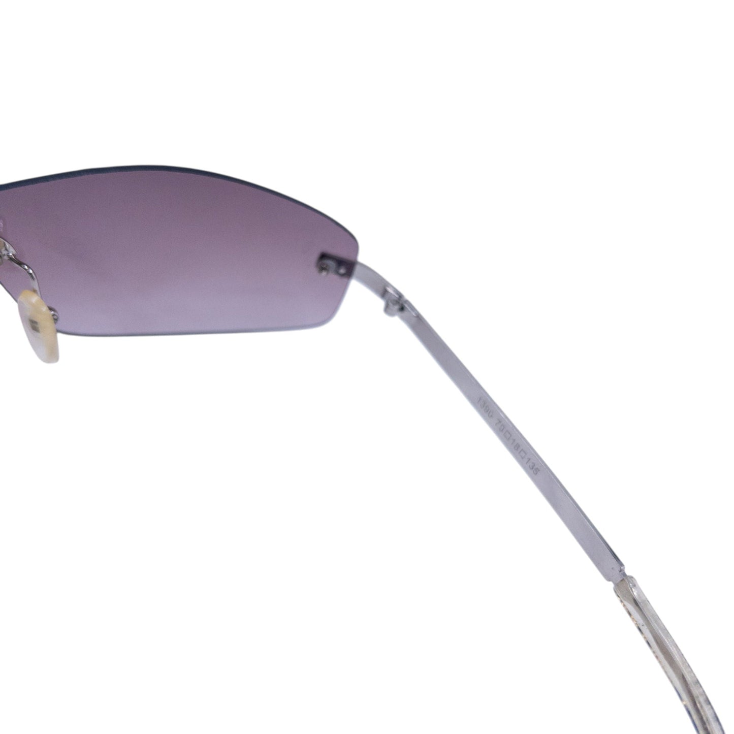 Vintage 2000s Burberry Nova Check Rimless Sunglasses | O/S, Brown