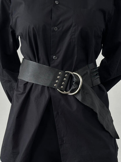Gianni Versace Versus 1990s Leather Chunky Belt