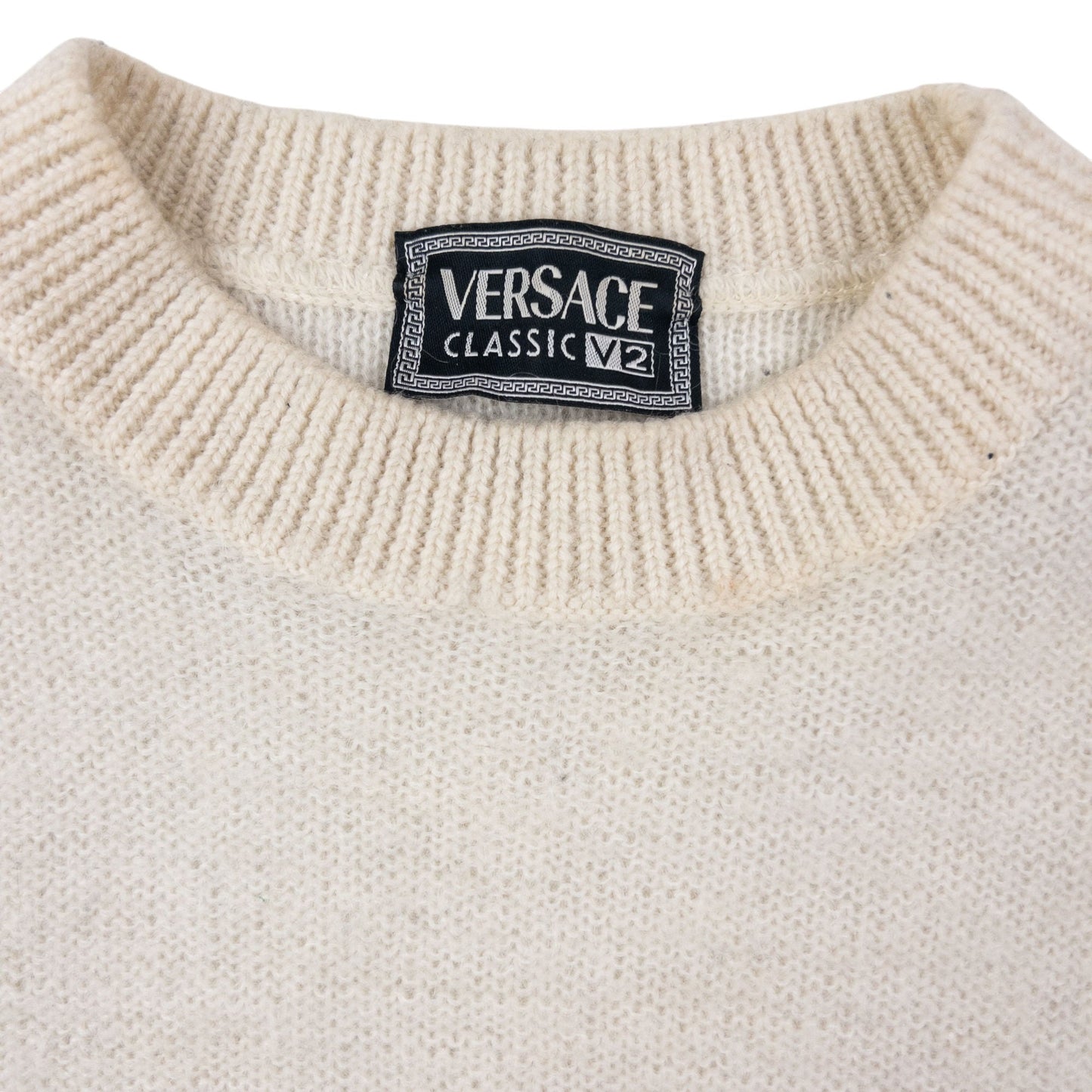 Vintage 90s Versace V2 Knit Jumper Size M