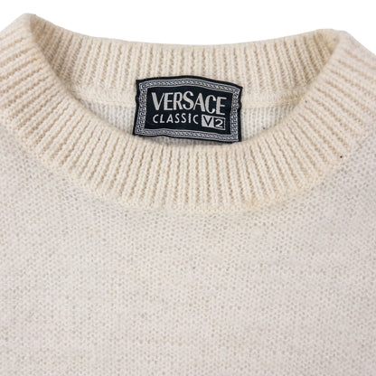 Vintage 90s Versace V2 Knit Jumper Size M