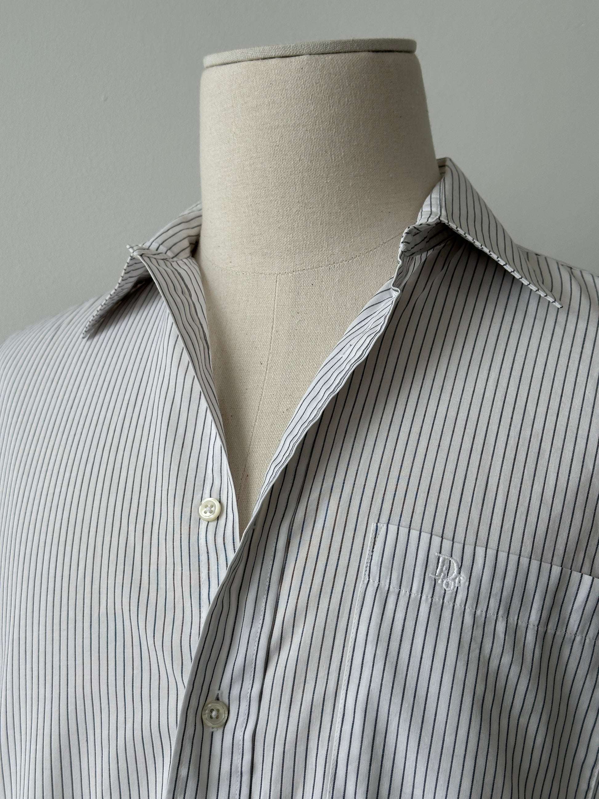 Christian Dior 1990s Cotton Logo Shirt - S