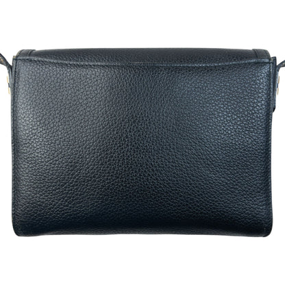 Vintage 90s Burberry Leather Crossbody Bag | O/S, Black
