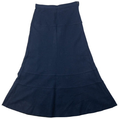 Vintage 2002 Comme Des Garçons Tricot Wool Flared Skirt Womens Size W25 | W25, Navy