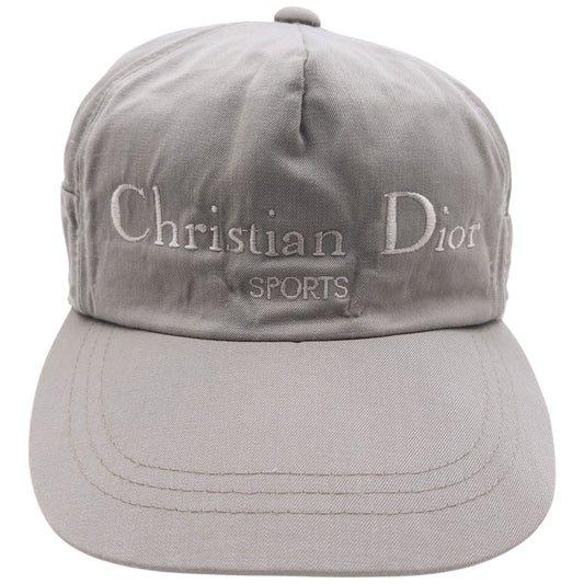 Vintage 90s Dior Sports Embroidered Hat | O/S, Beige