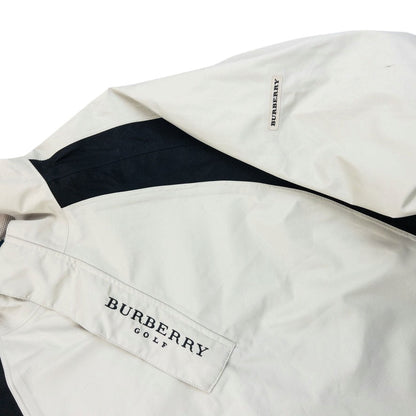 Vintage 2000s Burberry Golf Q Zip Waterproof Jacket Size L | Large, Multicoloured